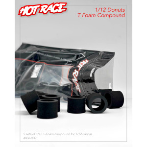 5 SETS OF 1\12 DONUTS T FOAM COMPOUND - HOT RACE