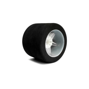 PAIR OF REAR TYRES 1\8 SHORE 37 ON LIGHT RIMS - 78mm - 004-0052