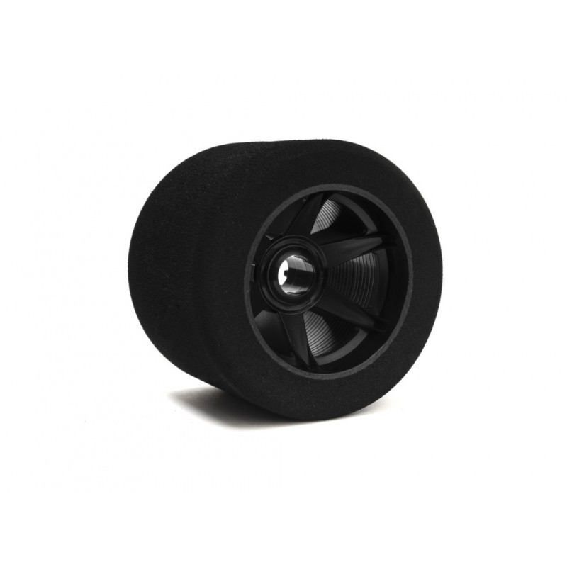 PAIR OF REAR TYRES 1\8 SHORE 37 ON CARBON RIMS - 78mm - 004-0152