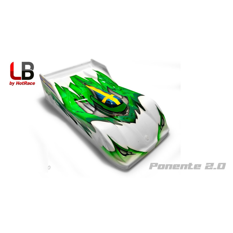 1/12 ONROAD BODY PONENTE 2.0 LIGHT WEIGHT - LB12PNT2.0-L