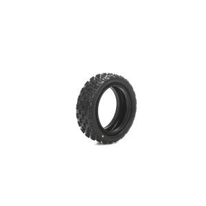 PAIR OF 1/10 TYRES ASTRO 4WD HARD FRONT  - 003-0441